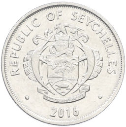 Монета 25 центов 2016 года Сейшелы