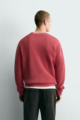 WASHED RIBBED TEXTURE JUMPER - Zara фото 11