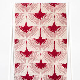 6с102.411ж1 Китайский журавль (бордо) Полотенце махровое 67х150см