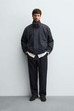 TECHNICAL JACKET WITH CONTRAST LINING
