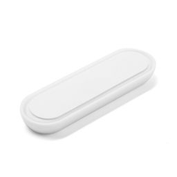 Ручка мебельная самоклеющаяся CAPPIO, L=106 мм, пластик, цвет белый