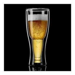 Бокал пивной Walmer Beer с двойными стенками, 0.48 л, цвет прозрачный  фото 6