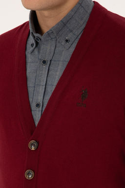 Erkek Bordo Basic Triko H_rka - U.s. polo assn фото 7