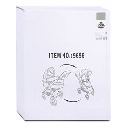 Коляска для кукол металлическая, цвет черно-зеленый