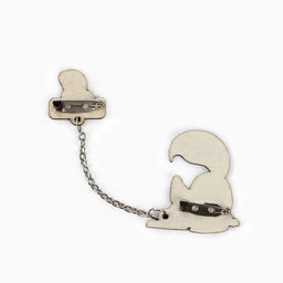 Цена за 20 шт. Значки деревянные Самые милые значки в шоубоксе, 20 шт.