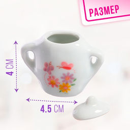 Набор керамической посуды «Чайный сервиз», 15 предметов