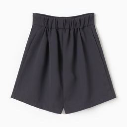 Юбка - шорты школьная для девочки MINAKU: Casual Collection, серая, рост 134 см