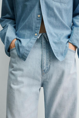 JEANS FLARE FIT / Azul claro - Zara фото 6