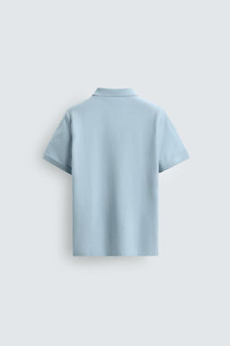 POLO ESTRUCTURA PIQU? / Azul claro - Zara фото 8