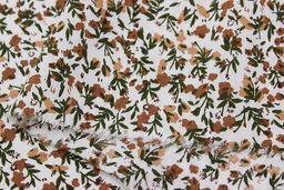 Штапель Николь цв.белый, ш.1.45м, вискоза-100%, 90гр/м.кв - Купава фото 4