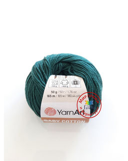 Беби коттон (Baby cotton) пряжа YarnArt 50%хлопок 50%акрил10x50г/165м