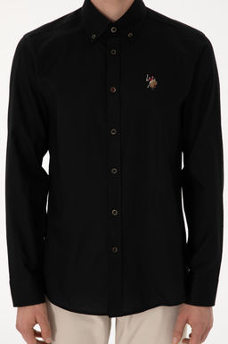 Erkek Siyah Uzun Kollu Basic G_mlek Sepette S_rpriz _ndirim - U.s. polo assn фото 6