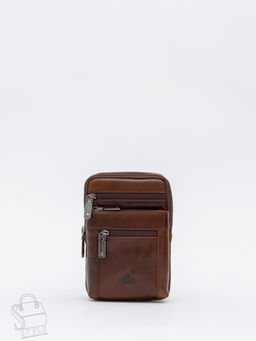 Сумка мужская кожаная 325012Z coffee Zinimsk