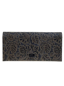 Женский кошелёк из натуральной кожи, цвет коричневый