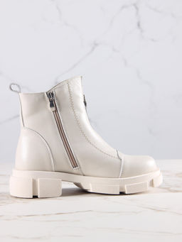 Ботинки 330.21074m.Бежевый/Шерсть