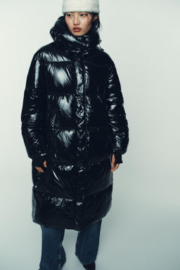 LONG SHINY ANORAK - Zara фото 6