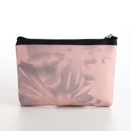 Косметичка на молнии плоская, с принтом Ромашки, розовая - Simaland фото 2