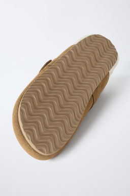 ANIMAL PRINT LEATHER CLOGS - Zara фото 7