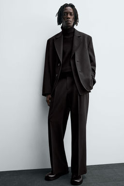 PLEATED SUIT TROUSERS - Zara фото 4
