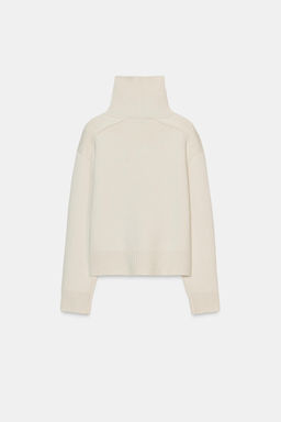 WOOL HIGH NECK JUMPER - Zara фото 4