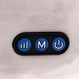 Массажная подушка Luazon LEM-06, 2 вида массажа, ИК-подогрев, 3.7 Вт, АКБ, коричневая