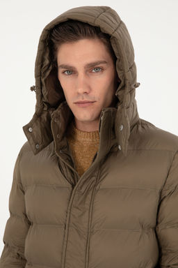 Мужское пальто цвета хаки Неожиданная скидка в корзине - U.s. polo assn фото 9