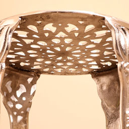 Столик кофейный, 36×36×32 см, алюминий