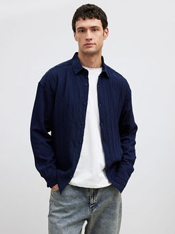 Regular Fit ?izgili Erkek G?mlek