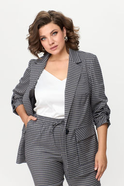 Костюм Bonna Image 837 синий клетка  фото 9