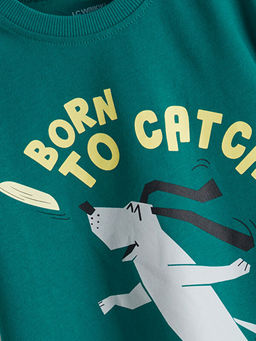 Bisiklet Yaka Pamuklu Erkek ?ocuk Ti??rt