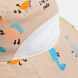 Панама детская MINAKU «Дино», персиковая, размер 54