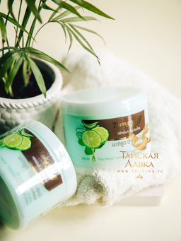 Маска д/волос на Травах от Перхоти Бергамот и Алоэ THONGSUK
250 мл - Тайская лавка фото 2