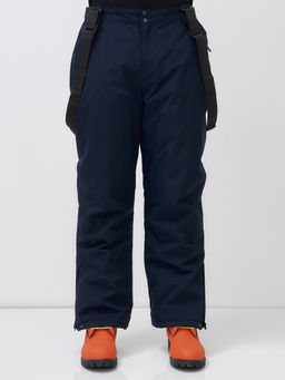 Горнолыжный костюм мужской зимний темно-синего цвета 390TS - Leifensh фото 29