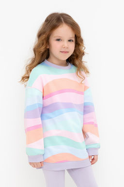 Crockid _ КР 302671/цветная волна к535 джемпер (свитшот) для дев  фото 3
