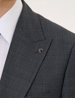 Siyah Slim Fit Tak_m Elbise - Cacharel фото 7