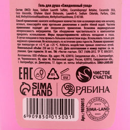 Гель для душа Магия Нового Года, 250 мл, аромат морозных ягод, Чистое счастье  фото 4