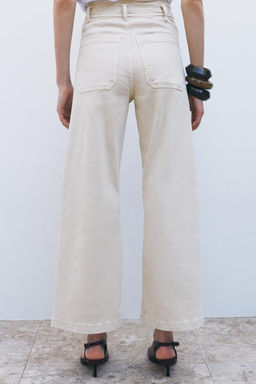 ZW COLLECTION WIDE-LEG HIGH-WAIST JEANS - Zara фото 28