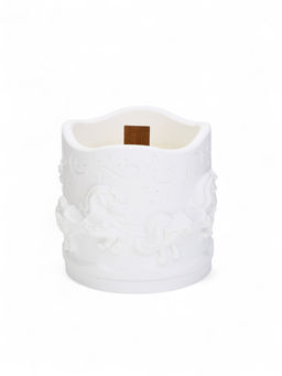 Свеча «Новый год», аромат фиалка, гипс