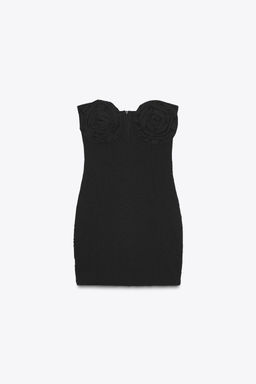 FLORAL SHORT DRESS - Zara фото 6