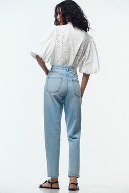 Z.01 MOM FIT COMFORT HIGH-WAIST JEANS - Zara фото 9