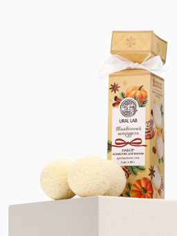 Бомбочки для ванны с ароматом тыквенного штруделя, 3?40 г, URAL LAB  фото 6