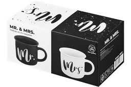 Набор 2 кружек Elan Gallery Mrs and Mr 400 мл New Bone China  фото 13