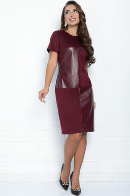 Платье Мемфис (бордовое) П11242 - Lt collection фото 5