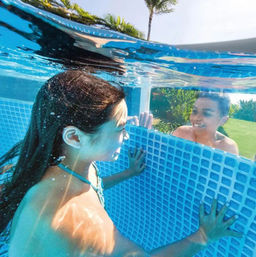 -12% Бассейн Prism Frame 427х107см (фильтр-насос 3,8 м3/ч, лестница, подстилка, тент) Intex  фото 4