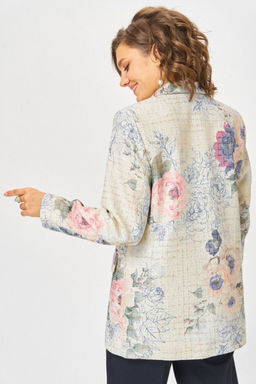 Жакет БелЭльСтиль 762 молочный твид фото 7