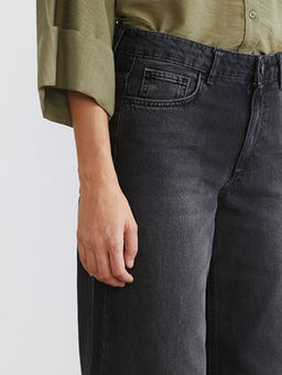 Wideleg Kad?n Jean Pantolon