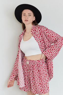 Костюм женский SET003/13/Красный, белый - M&G all natural фото 3