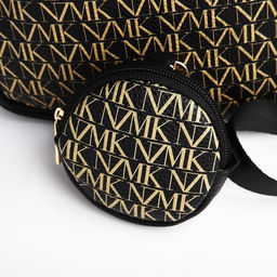 Сумка из искусственной кожи с кошельком Nazamok, 19*14*6 см, цвет черный  фото 7