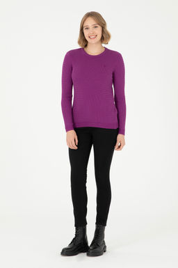 Женские черные брюки из плотной ткани - U.s. polo assn фото 3