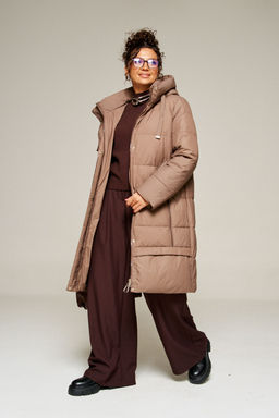 Пальто Beautiful Free 8022 какао